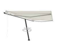 Vidaxl Auvent Automatique Sur Pied 450x350 Cm Crème