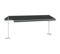 vidaXL Auvent autoportant 6 x 3 m Polyester Anthracite