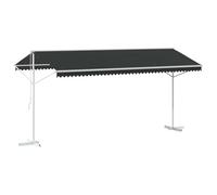 Vidaxl Auvent Autoportant Anthracite 5 X 3 M Polyester