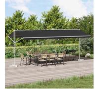 vidaXL Auvent autoportant Anthracite 6 x 3 m Polyester 42033622