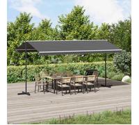 Vidaxl Auvent Autoportant Gris 5 X 3 M Polyester