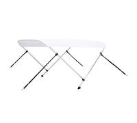 vidaXL Auvent Bimini à 2 arceaux Blanc 180x150x110 cm