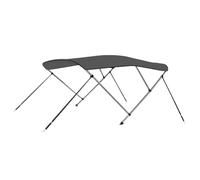 vidaXL Auvent Bimini à 3 arceaux Anthracite 183x140x137 cm