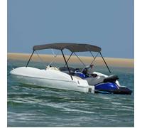 vidaXL Auvent bimini à 3 arceaux 183x196x137 cm Anthracite G