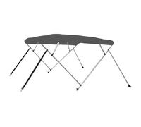 vidaXL Auvent bimini à 4 arceaux - Résistant aux UV - Anthracite 93137