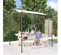 vidaXL Auvent 2 x 2,3 m 180 g/m² tissu et acier Crème