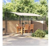 vidaXL Auvent 362394 crème 4x3 m 180 g/m² tissu et acier
