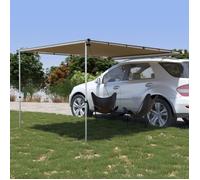 Auvent de camping-car et caravane 2,4x3x2,15 m Beige