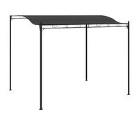 vidaXL Auvent de Parasol Tonnelle Chapiteau Pavillon Auvent Tente de Réception Jardin Terrasse Extérieur Arrière-Cour 3x2,4 m Anthracite