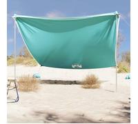 vidaXL Auvent de plage (4008645) – avec ancres de sable, 304 x 300 cm, vert