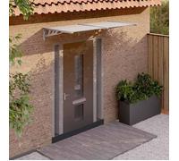 vidaXL Auvent de Porte, Auvent Marquise d'Entrée Résistante aux Intempéries, Auvent de Porche, Abri Protection contre la Pluie, Gris et Transparent 199x90 cm Polycarbonate Gris https://www.fnac.com/mp48638474/vidaXL-Auvent-de-porte-Gris-et-transparent-199x90-cm-Polycarbonate/w-4?oref=a0d7f8ca-d38a-0cec-ad3a-7426ffc35404