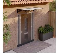 vidaXL Auvent de Porte, Auvent Marquise d'Entrée Résistante aux Intempéries, Auvent de Porche, Abri Protection contre la 153684