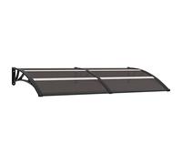 vidaXL Auvent de porte Noir 200x100 cm PC 45635