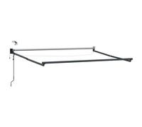 Vidaxl Auvent Électrique Avec Bleu Et Blanc 3 X 2,5 M Aluminium