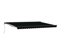 Auvent tissu Store extérieur d'ombre Rétractable de balcon Ombre Patio vidaXL vi