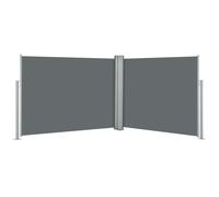 Vidaxl Auvent Lat¿¿Ral R¿¿Tractable Anthracite 140 X 1000 Cm