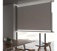 vidaXL Auvent lat¿¿ral r¿¿tractable de patio 160 x 300 cm Gris