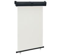 vidaXL Auvent latéral de balcon 125x250 cm Crème