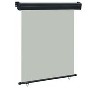 Vidaxl Auvent Latéral De Balcon 140x250 Cm Gris Blanc