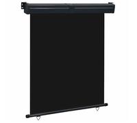 vidaXL Auvent latéral de balcon 140x250 cm Noir