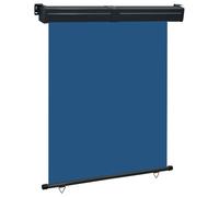 vidaXL Auvent latéral de balcon 145x250 cm Bleu