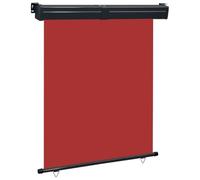 vidaXL Auvent latéral de balcon – Pare-soleil résistant UV et étanche 145x250 cm Rouge