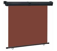 vidaXL Auvent latéral de balcon 160x250 cm Marron