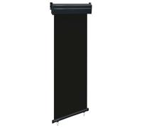 Vidaxl Auvent Latéral De Balcon 65x250 Cm Noir Noir