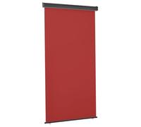 vidaXL Auvent Latéral de Balcon Pare-Soleil Pare-Brise de Balcon Patio Terrasse Extérieur Résistant aux UV et à l'eau 125x250 cm Rouge