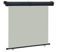 vidaXL Auvent latéral de balcon Pare-soleil pare-brise Résistant aux UV et à l'eau 175x250 cm Gris
