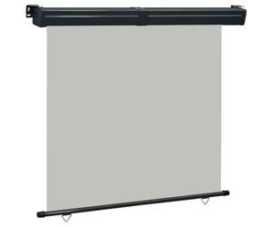 vidaXL Auvent Latéral de Balcon Pare-Soleil Pare-Brise de Balcon Patio Terrasse Extérieur Résistant aux UV et à l'eau 165x250 cm Gris