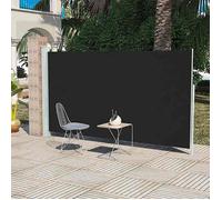vidaXL Auvent latéral de patio 160x300 cm Noir