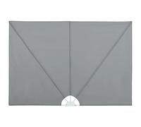 Vidaxl Auvent Latéral Pliable De Terrasse Gris 300 X 150 Cm