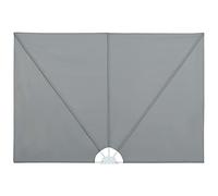 vidaXL Auvent Latéral de Terrasse 400x200 cm Gris Store Latéral de Balcon