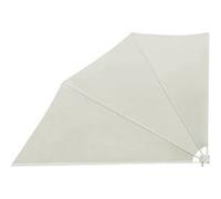 Auvent latéral pliable de balcon Crème 160 x 240 cm