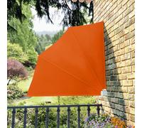 Vidaxl Auvent Latéral Pliable De Balcon Terre Cuite 140x140 Cm