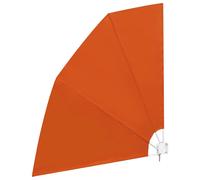 Vidaxl Auvent Latéral Pliable De Balcon Terre Cuite 210 X 210 Cm