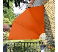 Vidaxl Auvent Latéral Pliable De Balcon Terre Cuite 210 X 210 Cm