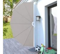 Vidaxl Auvent Latéral Pliable De Terrasse Crème 160 Cm