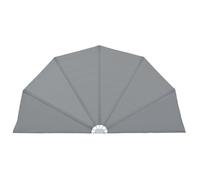vidaXL Auvent latéral pliable de terrasse Gris 160 cm