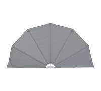 vidaXL Auvent latéral Pliable de terrasse Gris 160 cm