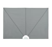 vidaXL Auvent latéral pliable de terrasse Gris 240 x 160 cm