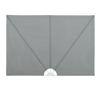 Vidaxl Auvent Latéral Pliable De Terrasse Gris 300 X 150 Cm