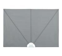 Auvent latéral pliable de terrasse Gris 300 x 150 cm