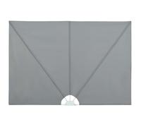 vidaXL Auvent latéral pliable de terrasse Gris 400 x 200 cm