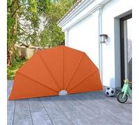 vidaXL Auvent latéral pliable de terrasse Terre cuite 160 cm G
