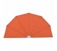 vidaXL Auvent latéral pliable de terrasse Terre cuite 200 cm