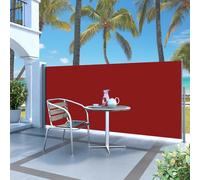 Vidaxl Auvent Latéral Rétractable 120 X 300 Cm Rouge Rouge