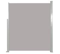 vidaXL Auvent Latéral Rétractable 120x300 cm Gris Brise-Vue Store Abri Balcon