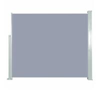 vidaXL Auvent Latéral Rétractable 120x300 cm Gris Brise-vue Store Abri Balcon 45363